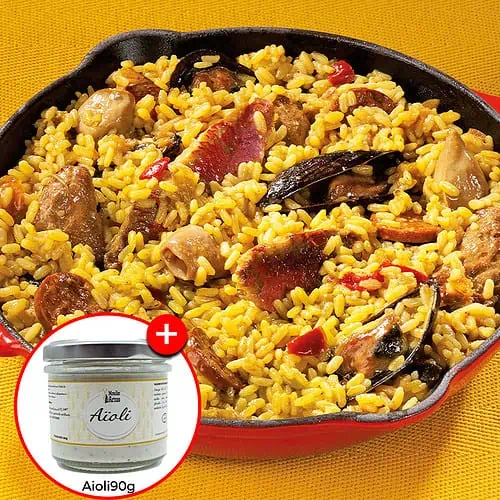 paëlla et son aïoli