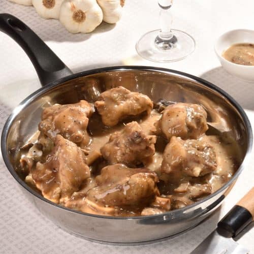 Mitonné de Pintade sauce Foie Gras