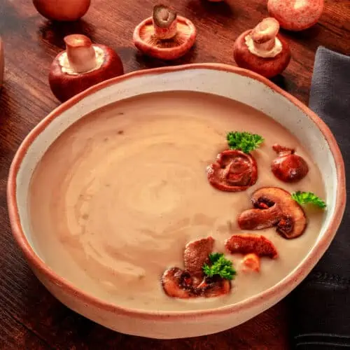 soupe cepes et lard