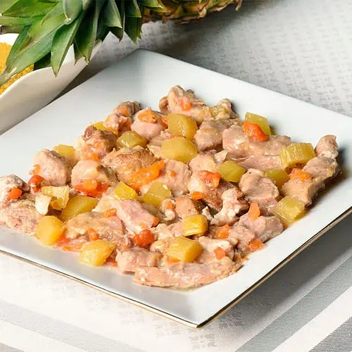 porc au curry et ananas