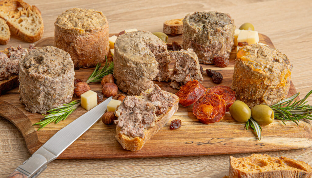 assortiment de 8 terrines