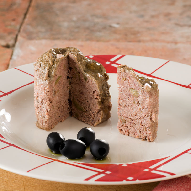 terrine de canard aux olives noires