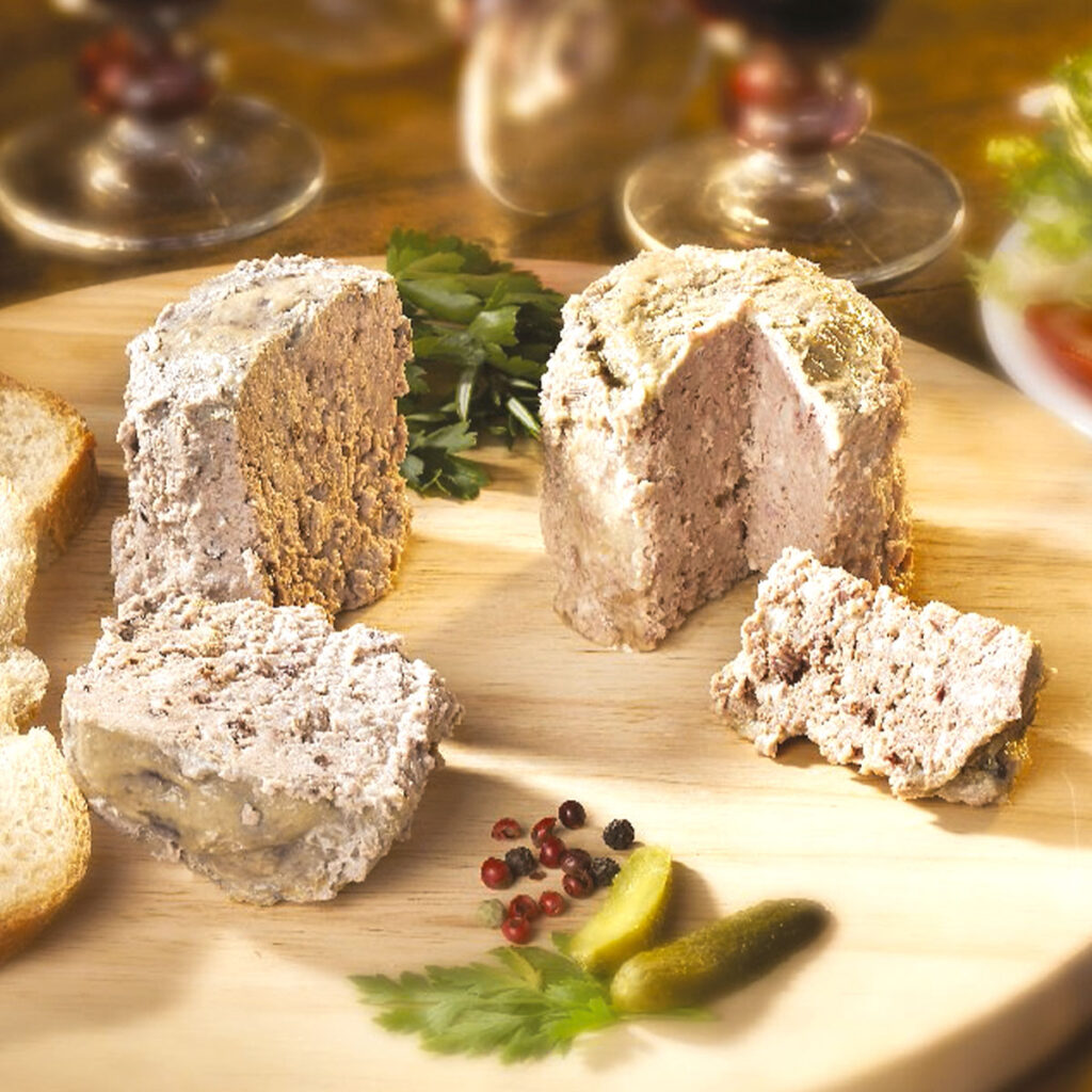 terrine de canard au poivre vert