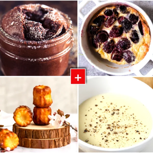 assortiment de 4 desserts